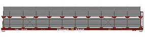 Accurail 89' Bi-Level Partially-Enclosed Auto Rack Data Only HO Scale Model Train Freight Car #9498