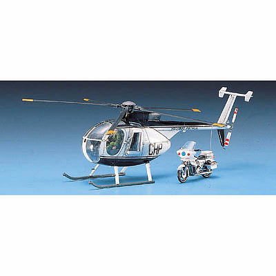 Academy Hughes 500D Police Helicopter Plastic Model Helicopter Kit 1/48 Scale #12249