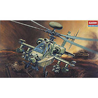 Academy AH64D Apache US Helicopter Plastic Model Helicopter Kit 1/48 Scale #12268
