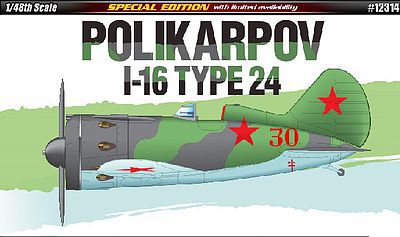Academy Polikarpov I-16 Type 24 Plastic Model Airplane Kit 1/48 Scale #12314