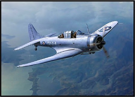 Academy SBD1 USMC Bomber Pearl Harbor Plastic Model Airplane Kit 1/48 Scale #12331