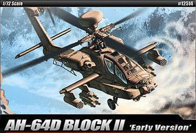 Academy AH-64D Block II Plastic Model Airplane Kit 1/72 Scale #12514