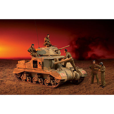 Le char américain M3 Général Grant sable en miniature par Solido au 1/50e