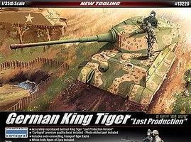 German King Tiger Last Production Plastic Model Military Vehicle Kit 1/35 #13229