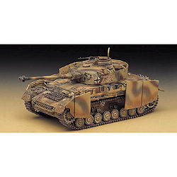 Academy PzKpfw IV Ausf H4 Tank Plastic Model Military Vehicle Kit 1/35 #13233