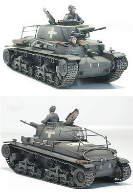 Academy German Command Tank Pz.Kpfw.35(t) Plastic Model Military Vehicle Kit 1/35 Scale #13313