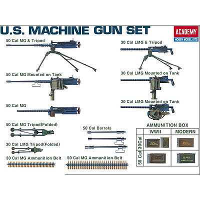 Academy US WWII Machine Gun Set