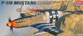 Academy P51B Mustang Fighter Plastic Model Airplane Kit 1/72 Scale #1667