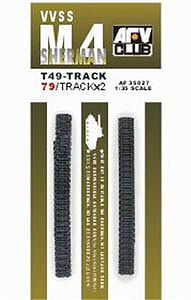 AFVClub M4 T49 Track Links (2) Plastic Model Tank Tracks 1/35 Scale #35027
