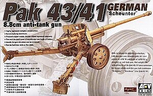 AFVClub German Pak 43/41 Scheuntor 8.8cm Anti-Tank Gun Plastic Model Military Weapons 1/35 #35059