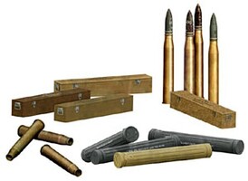 German 8.8cm L/71 Tank Gun Ammo/Accessory Set