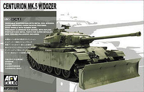AFVClub Centurion Mk V Tank w/Dozer Plastic Model Tank Kit 1/35 Scale #35106
