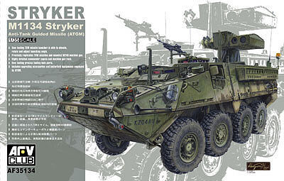 Stryker M1134 ATGM Plastic Model Armoured Car Kit 1/35 Scale #35134 by ...