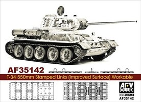 AFVClub T34 550mm Workable Stamped Track Links