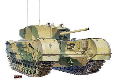 AFVClub British Churchill Mk III Infantry Tank Plastic Model Tank Kit 1/35 Scale #35153