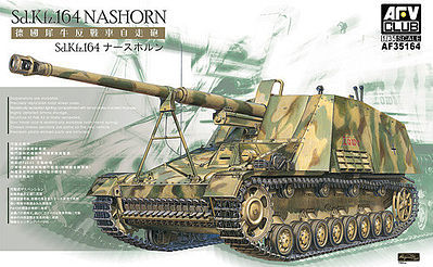 AFVClub SdKfz 164 Nashorn Tank Plastic Model Tank Kit 1/35 Scale #35164