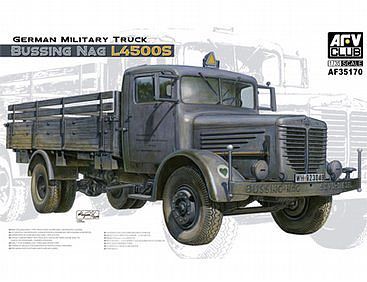 AFVClub German Bussing Nag L4500S Truck Plastic Model Military Truck Kit 1/35 Scale #35170
