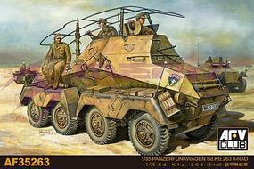 AFVClub PzFuWg SdKfz 263 8-RAD Vehicle Plastic Model Personnel Carrier 1/35 Scale #35263