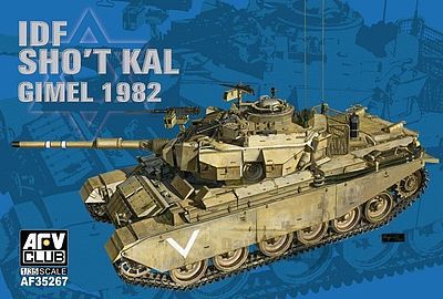 AFVClub IDF Shot Kal Gimel 1982 Tank Plastic Model Military Vehicle Kit 1/35 Scale #35267