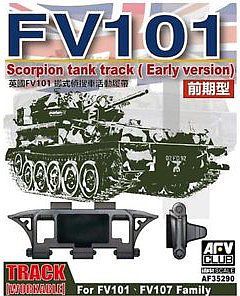 AFVClub FV101-FV107 Scorpion Workable Track Links Plastic Model Vehicle Accessory 1/35 #35290