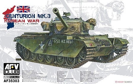 AFVClub Centurion Mk III Tank Korean War Plastic Model Tank Kit 1/35 Scale #35303