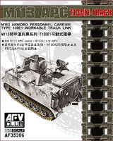 AFVClub M113 APC T130E1 Workable Track Links Plastic Model Vehicle Accessory Kit 1/35 Scale #35306