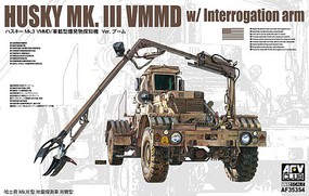 AFVClub Husky Mk III (VMMD) w/Interrogation Arm Plastic Model Military Vehicle 1/35 Scale #35354
