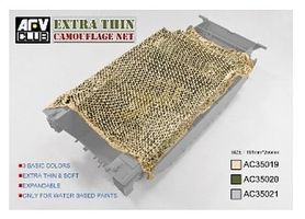 AFVClub Die Cut Camouflage Net Desert Tan Plastic Model Military Diorama 1/35 Scale #ac35019