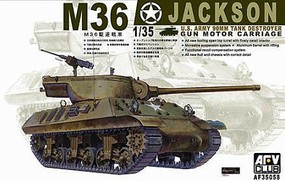 AFVClub US M-36 Jackson Tank Plastic Model Military Tank Kit 1/35 Scale #af35058