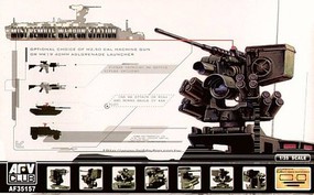AFVClub M151 Remote Weapon Station Plastic Model Military Vehicle Kit 1/35 Scale #af35157