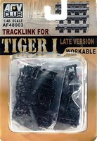 AFVClub Tiger I Tracks Late Version Plastic Model Vehicle Accessory Kit 1/48 Scale #af48003