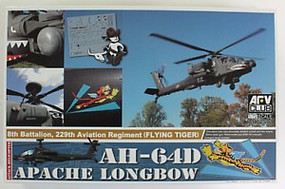 AFVClub AH-64D Apache Longbow 8th Batt. Plastic Model Helicopter Kit 1/72 Scale #ar72s01