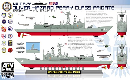 AFVClub USN Oliver Hazard Perry Class Frigate Plastic Model Military ...