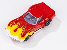 AFX 1970 Corvette Wildfire Red-Yellow