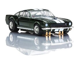 AFX Shelby GT350 1966 Ivy Grn Wht Stripes
