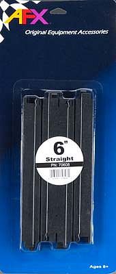 AFX 6 Straight Track (2) HO Scale Slot Car Track #70608