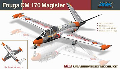 Avantgarde Fouga CM170 Magister 2-Seater French Jet Plastic Model Airplane Kit 1/48 Scale #88004