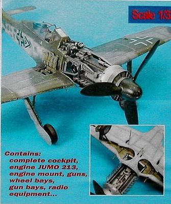 Aires Fw190D Detail Set For a Hasegawa Model 1/32 Scale Plastic Model Aircraft Accessory #2031