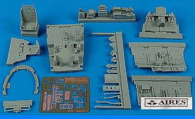 Aires Ki84 Cockpit Set For a Hasegawa Model Plastic Model Aircraft Accessory 1/32 Scale #2084
