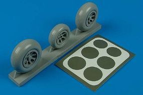 Aires P38 Wheels & Paint Mask Plastic Model Aircraft Accessory 1/32 Scale #2105