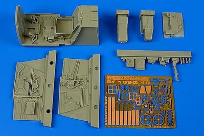 Aires Bf109G10 Cockpit Set For a Revell Model Plastic Model Aircraft Accessory 1/32 Scale #2193