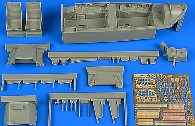Aires T28B Trojan Trainer Version Cockpit Set For KTY Plastic Model Aircraft Accessory 1/32 #221