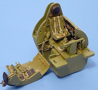 Aires F4F4 Cockpit Set For a Tamiya Model Plastic Model Aircraft Accessory 1/48 Scale #4048