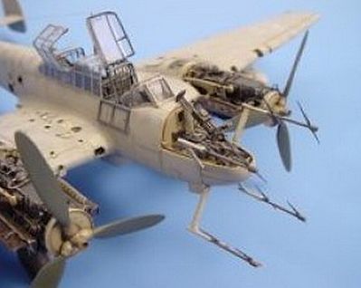 Aires Bf110G4 Gun Bay For a Revell Model Plastic Model Aircraft Accessory 1/48 Scale #4080