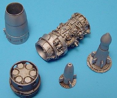 Aires Junkers JUMO 004B1 Jet Engine (Resin) Plastic Model Aircraft Accessory 1/48 Scale #4140