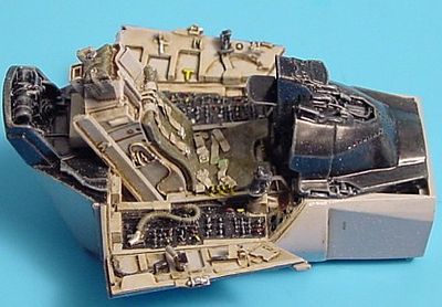 Aires F16C Cockpit Set For a Hasegawa Model Plastic Model Aircraft Accessory 1/48 Scale #4191