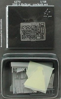Aires F6F3 Cockpit Set For a Hasegawa Model Plastic Model Aircraft Accessory 1/48 Scale #4270