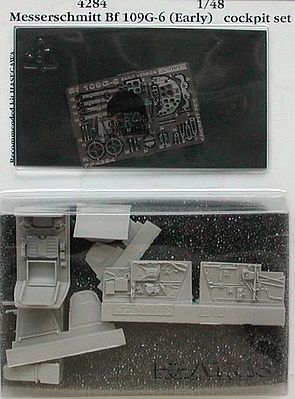 Aires Bf109G6 Early Cockpit Set For a Hasegawa Model Plastic Model Aircraft Accessory 1/48 #4284