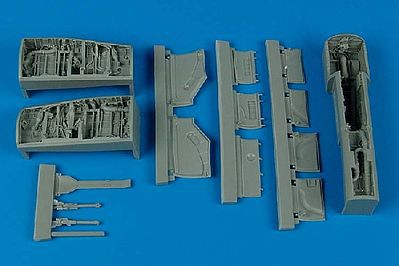 Aires F/A18A Hornet Wheel Bay For a Hobby Boss Model Plastic Model Aircraft Accessory 1/48 #4372
