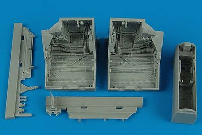 Aires F22A Raptor Wheel Bays For an Academy Model Plastic Model Aircraft Accessory 1/48 #4445